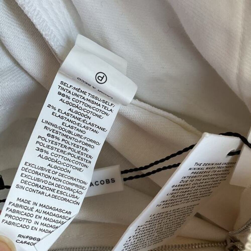 Marc Jacobs Runway White Wide-Leg Pants NWT size 2 - Picture 9 of 10